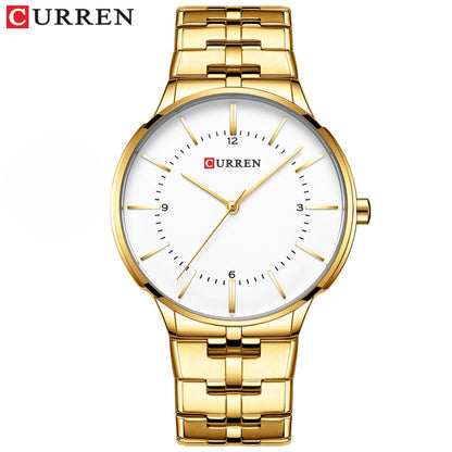 Reloj De Hombre CURREN De Moda Simple Casual De Acero Inoxidable De Cuarzo Impermeable Sin Caja 8321 XS