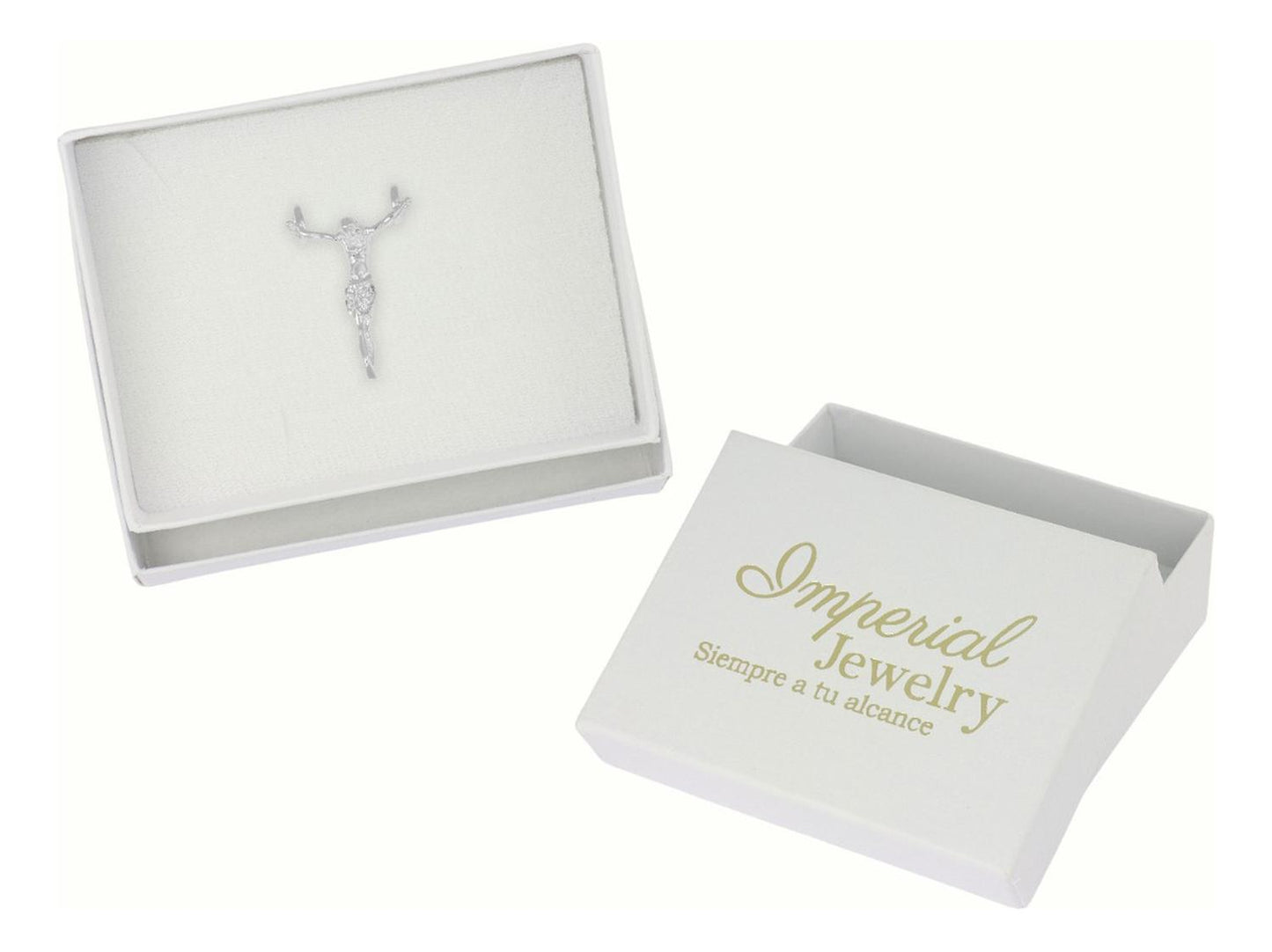 Dije De Plata Ley 925 De Jesus Con Zirconia