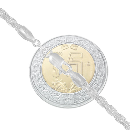 Cadena De Plata 925 Torsal De Calibre 2.8 Mm, en 4 Colores