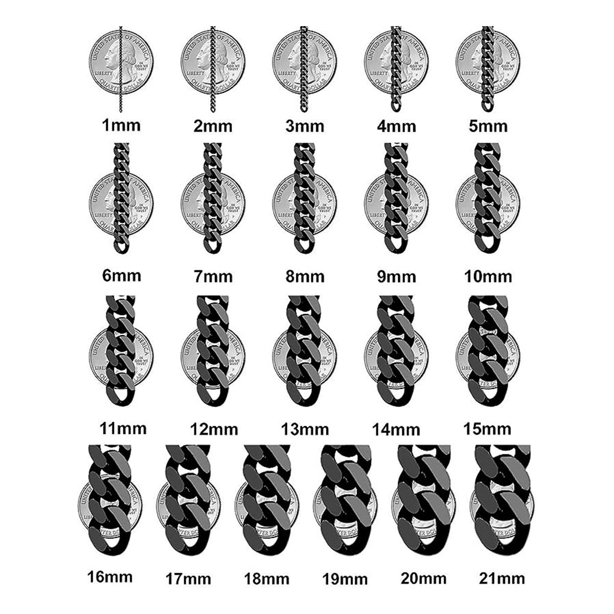 Cadena De Plata 925 Estilo Torsal De Calibre 4.5 Mm