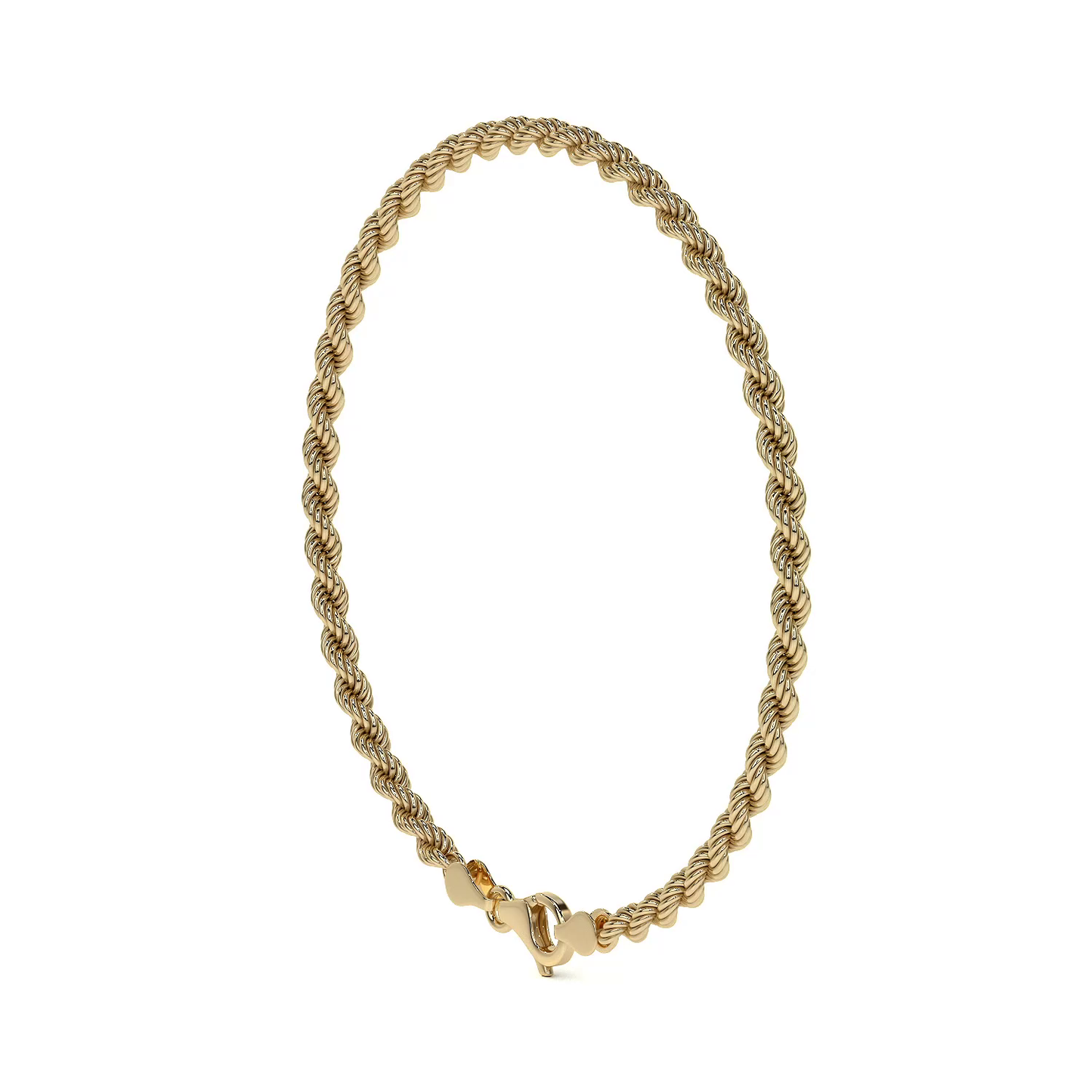 Pulsera de Oro 10K para Hombre Estilo Torsal Italiano | Brazalete Masculino Elegante