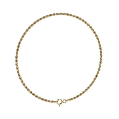 Pulsera de Oro 10K Estilo Torsal Italiano para Hombre y Mujer | Brazalete Unisex Elegante