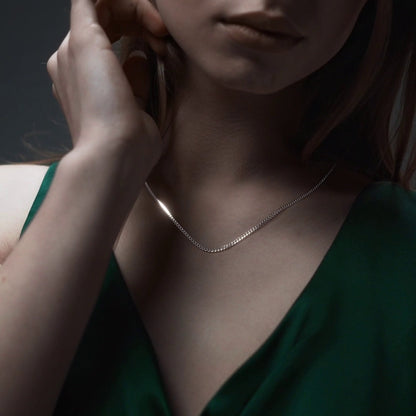 Cadena De Plata 925 Estilo Barbada De 50 Cm Calibre 3.8mm