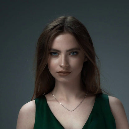 Cadena De Plata 925 Estilo Barbada De 50 Cm Calibre 3.8mm