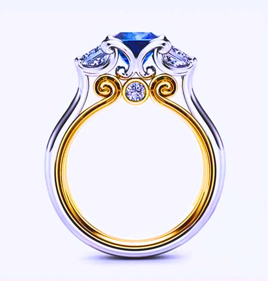 Anillo Plata Esterlina 925 "Realeza" Circonita Calenbi