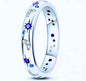 Anillo S925 Ley "Sol, Luna y Estrellas" Circonita Calenbi