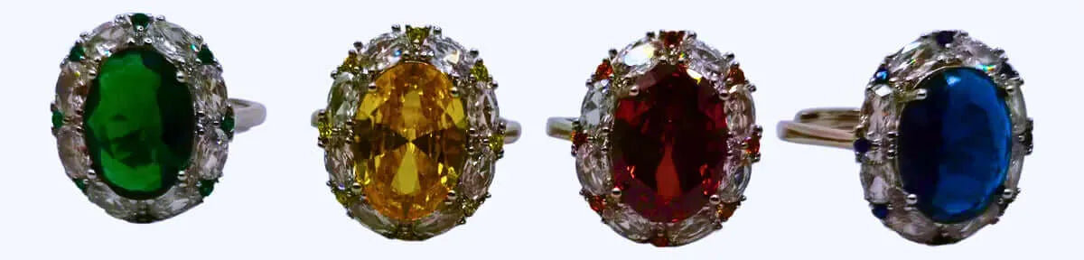 Anillo S925 Ley "Sello Real" Circonita Cubica Ajustable Calenbi