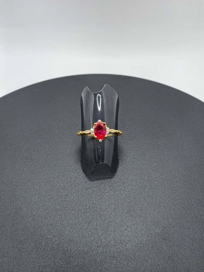 Anillo Plata Esterlina 925 Chapa Oro 10k Calenbi